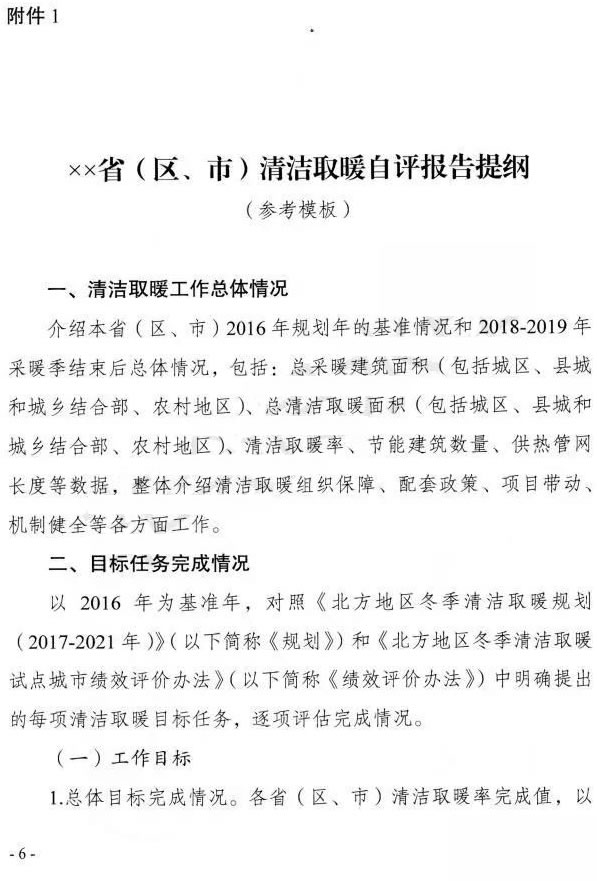 國家能源局、財政部、生態(tài)環(huán)境部、住房城鄉(xiāng)建設(shè)部發(fā)布關(guān)于開展北方地區(qū)清潔取暖中期評估工作的通知