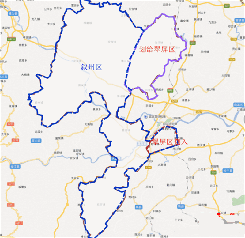 （四川省）宜賓市敘州區(qū)縣情介紹（含自然地理地圖水系圖）