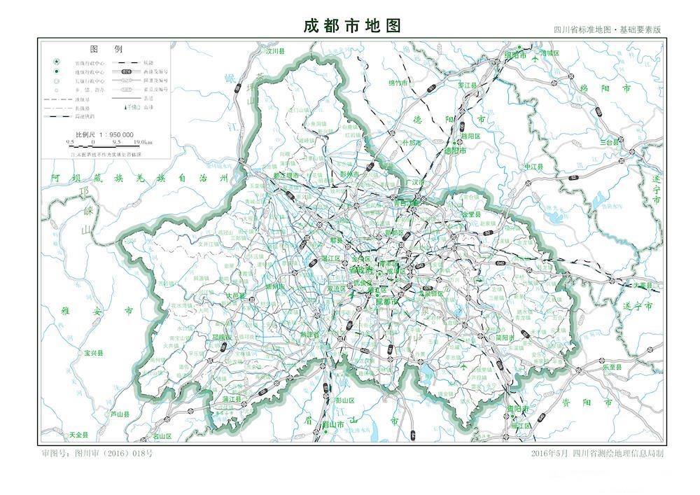 （四川?。┏啥际锌h情介紹（含自然地理地圖水系圖）